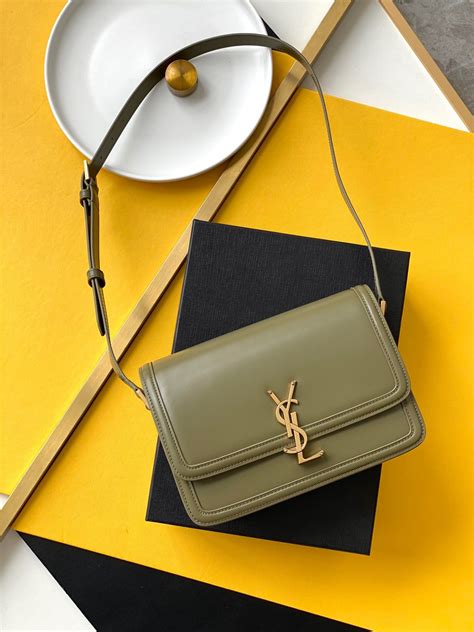 ysl emerald green bag|yves saint laurent shoulder bag.